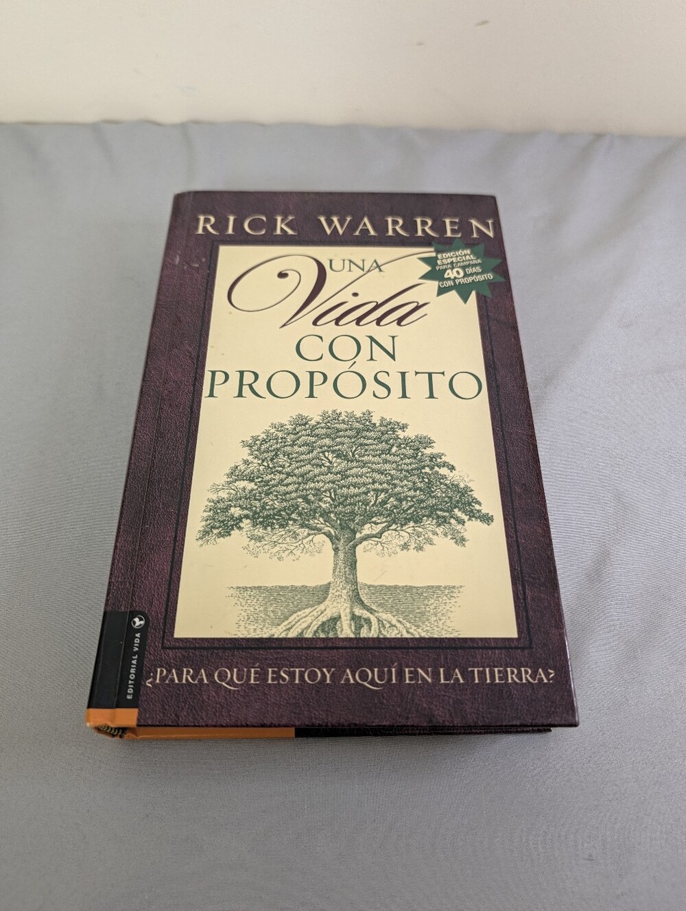 Una Vida Con Propósito - Brown Cover